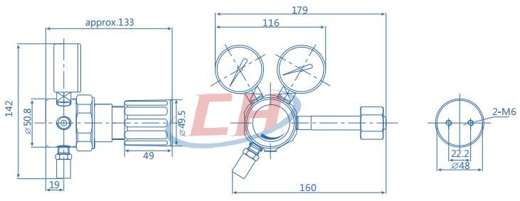 減壓器CHY-2結構圖