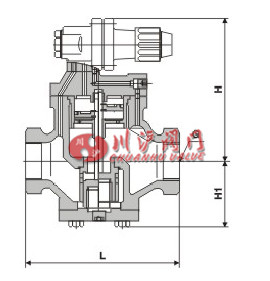 內螺紋連接蒸汽減壓閥結構圖